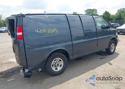 2019 GMC Savana 2500 Work Van from USA, damaged, VIN 1GTW7AFG7K1368639